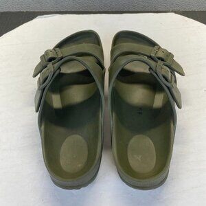 Birkenstock Arizona Essentials Men's Sandal size 38 Olive Green EVA Foam